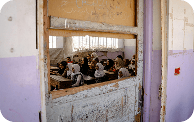 Classroom with students and teacher